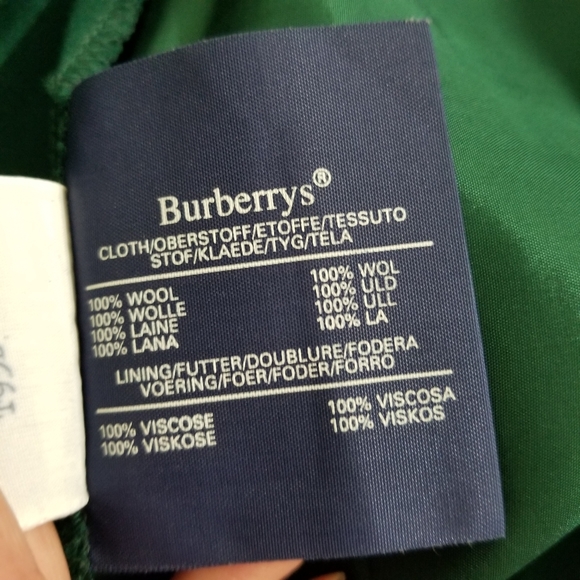 Vintage Burberry 80s Green High Waisted Pleated Shorts - Picture 12 of 13